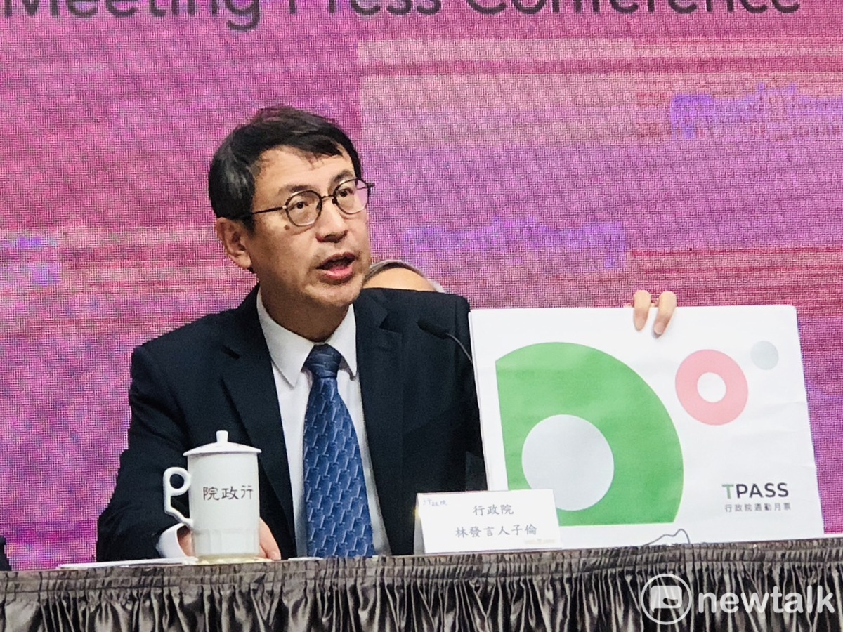 行政院發言人林子倫。 圖：謝莉慧/攝