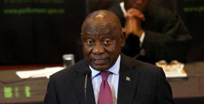 南非總統拉瑪佛沙（Cyril Ramaphosa）。其發言人上個月告訴該媒體，預計非洲國家元首和平特派團將訪問烏克蘭和俄羅斯，他們希望說服俄烏雙方停止敵對行動。 圖：翻攝自新浪