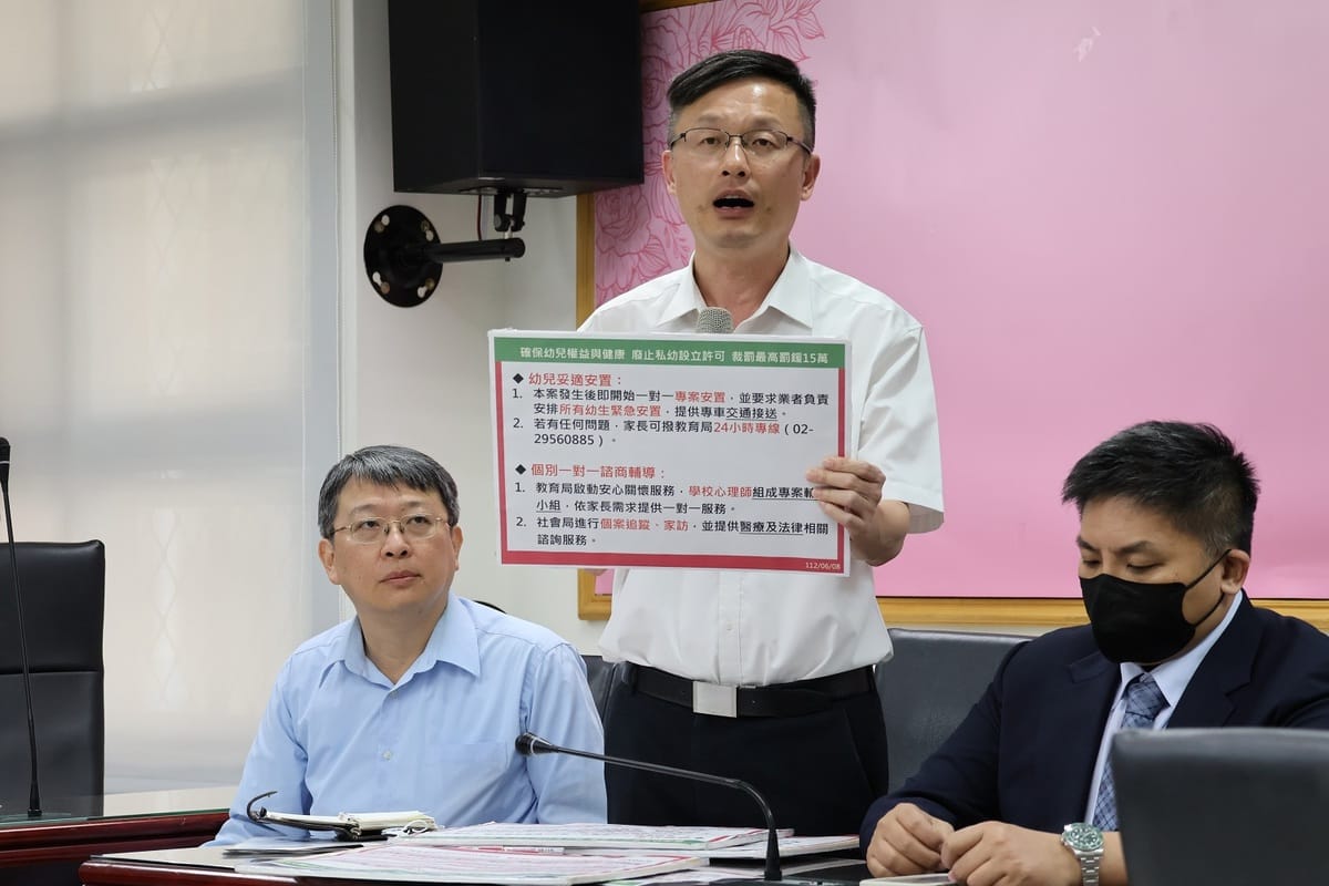 新北市教育局長張明文。 圖:林昀真/攝