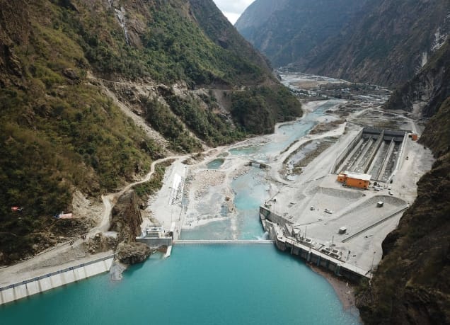 尼泊爾的上塔馬克西水力發電廠。 圖 : 翻攝自搜狐