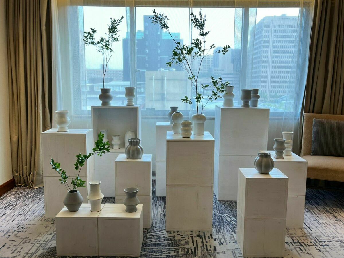 青職基地主題活動【陶瓷花器展】示意圖。 圖：新北市青年局提供