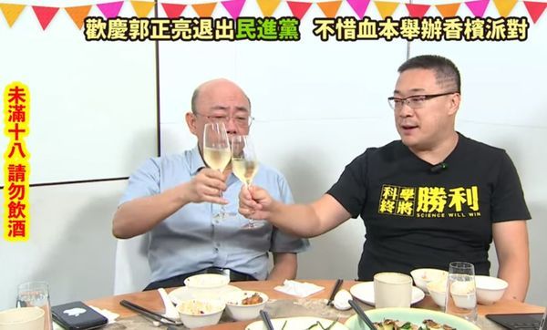 朱學恒2周前才在直播中喝酒被抓包，切結書上提及的「戒酒」承諾顯然沒履行。 圖片來源／朱學恒YouTube