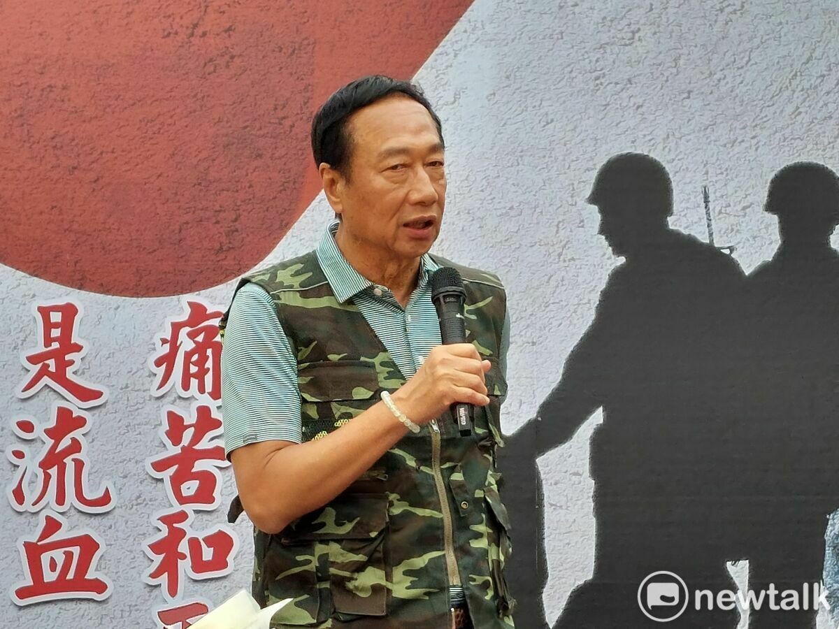 鴻海董事長郭台銘。 圖：林昀真/攝