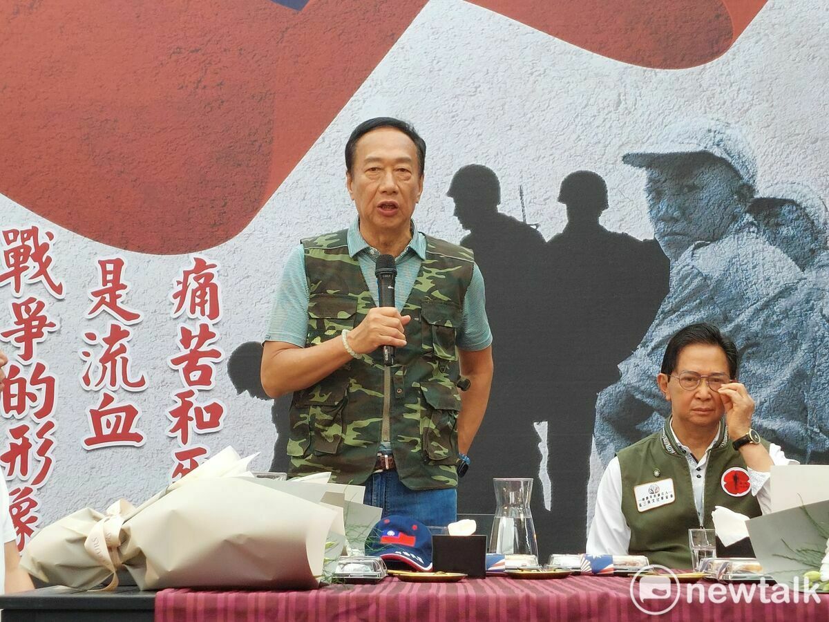 鴻海董事長郭台銘。 圖：林昀真/攝