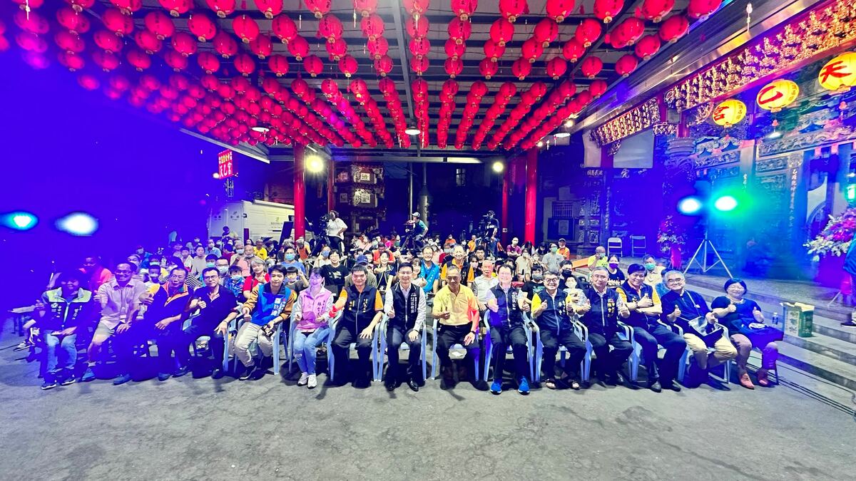 東區天乙宮提前為神農大帝祝壽。 台中市政府/提供