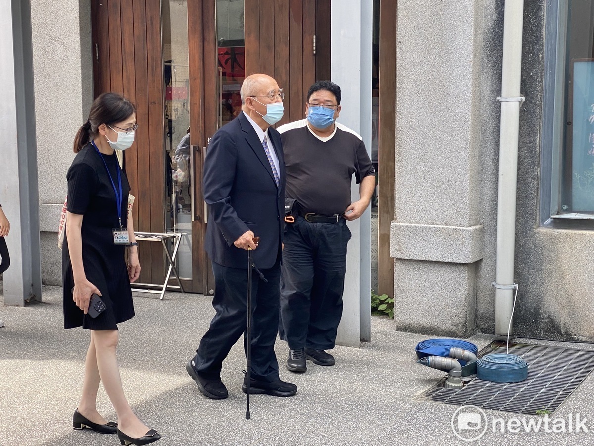 前台北市長吳伯雄。 圖：周煊惠 / 攝