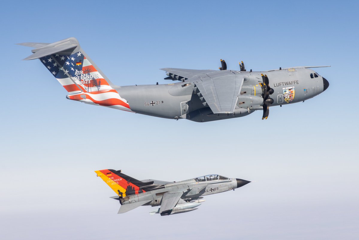 北約自12至23日進行史上最大規模聯合空中軍事演習，計25國、250架戰機、10000名軍人參演。 圖：翻攝@NATO_AIRCOM推特