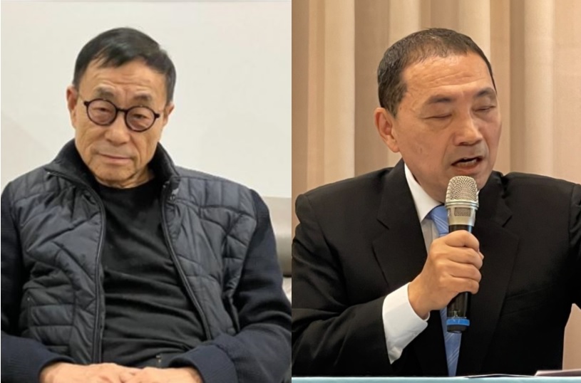深藍韓粉音樂人劉家昌感嘆，賴清德跟侯友宜選一個，自己毫不猶豫選擇賴清德 圖：劉家昌臉書、林昀真/攝