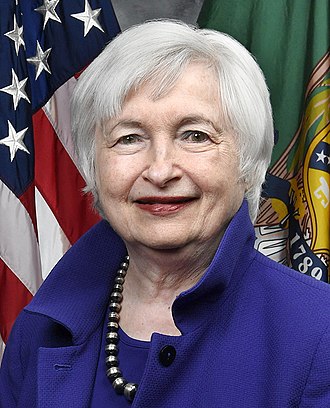 美國財政部長葉倫昨（13）日表示，國際貨幣基金組織（IMF）和世界銀行等機構，反映了美國的價值觀，是制衡中國等其他國家不可持續貸款的關鍵力量。 圖：翻攝自維基白科