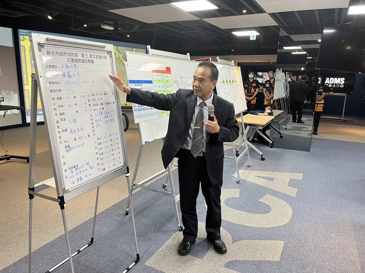 新北市消防局長李清安。 圖：新北市消防局提供