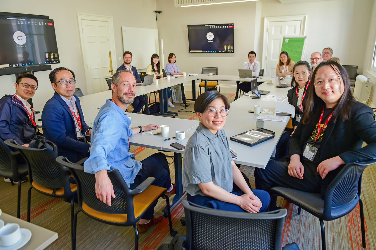 數位發展部長唐鳳參與第二場AI圓桌會議（AI Roundtable）。 圖：數位發展部提供