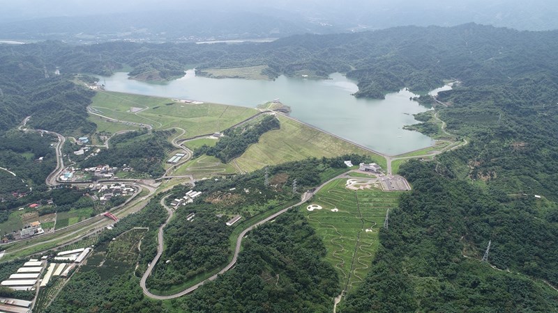 水利署發布水庫放流警戒，共有7個水庫放水。 圖：取自湖山水庫主題網