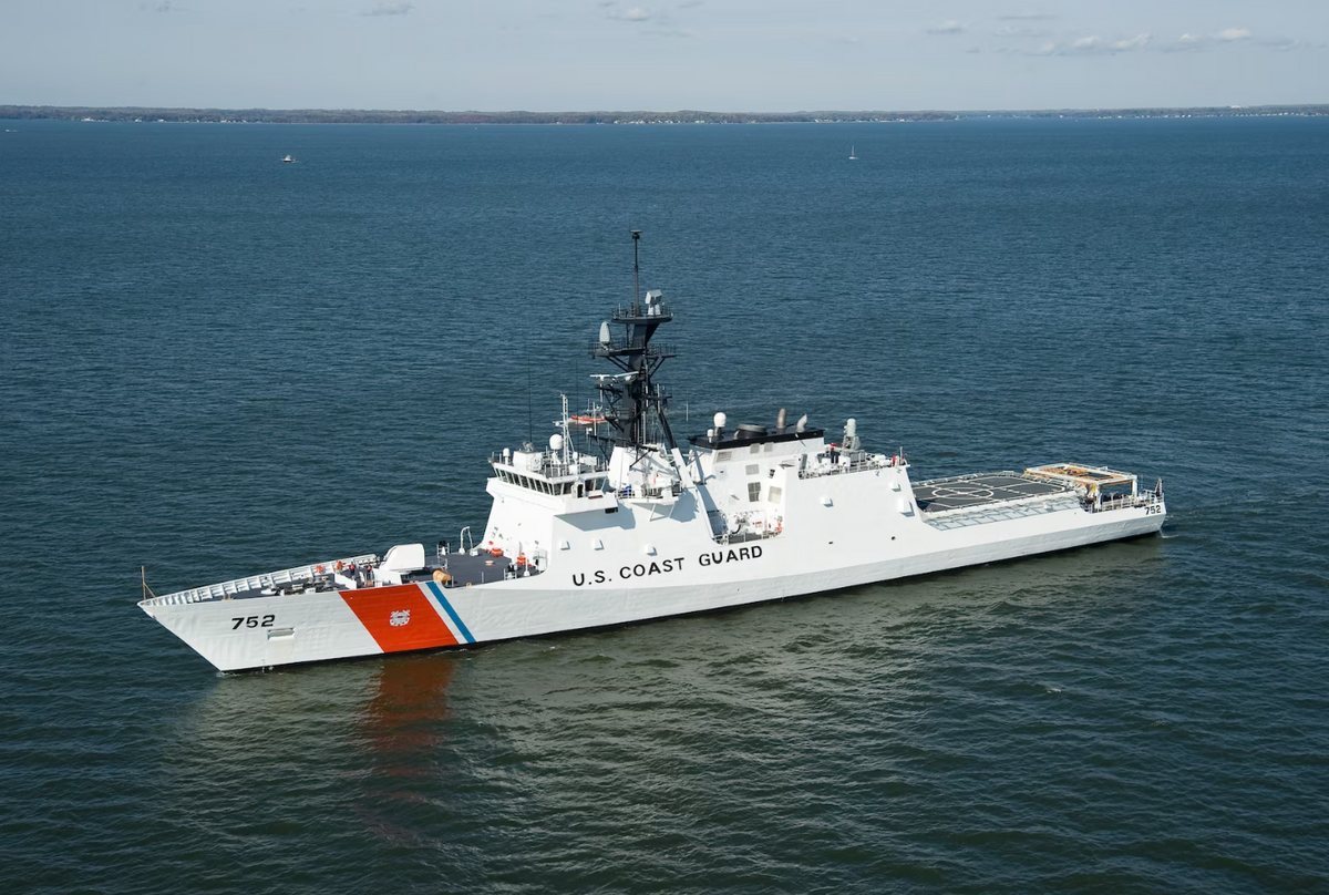 美國海岸防衛隊（Coast Guard）巡防艦史卓頓號（Cutter Stratton） 圖：翻攝United States Coast Guard