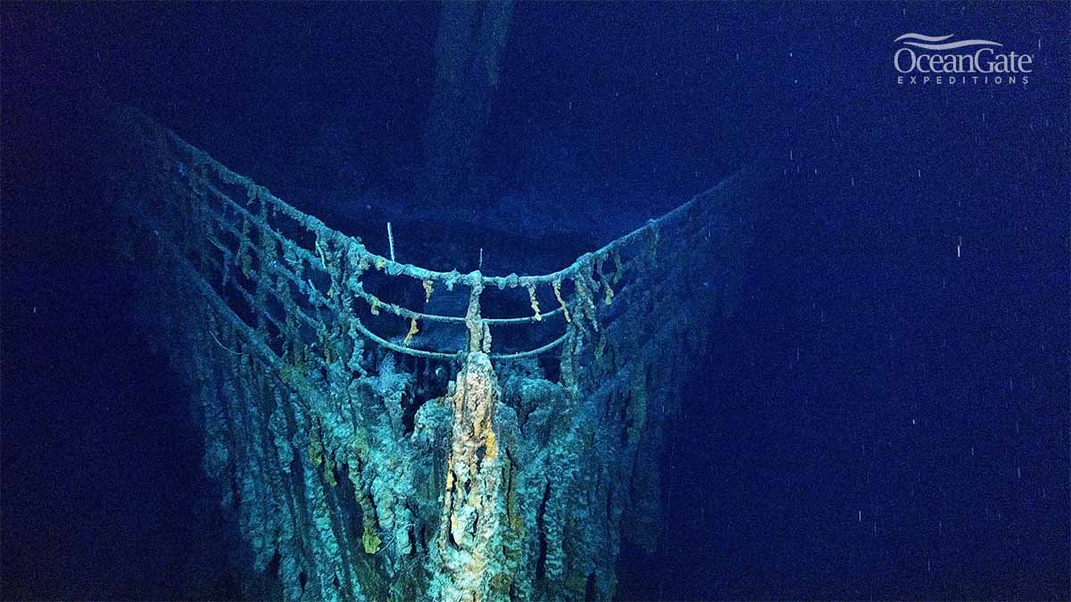 事發潛水器所屬「海洋之門探險」（OceanGate Expeditions）公司，此前發佈探索鐵達尼號活動照。 圖：擷取自臉書「OceanGate Expeditions」