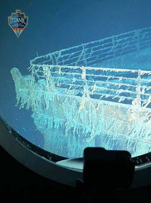 臉書上宣傳「探險鐵達尼號」旅行。 圖：擷取自臉書「OceanGate Expeditions」