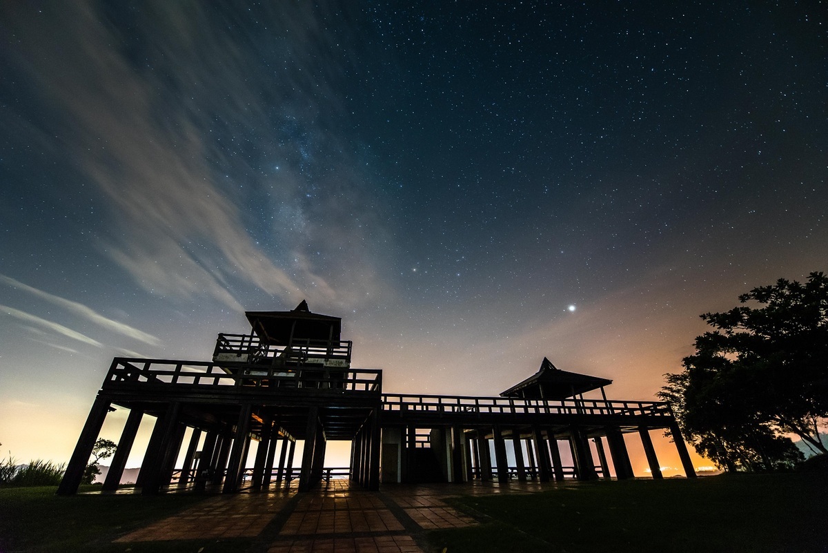 鹿野高台星空。 台東縣政府/提供