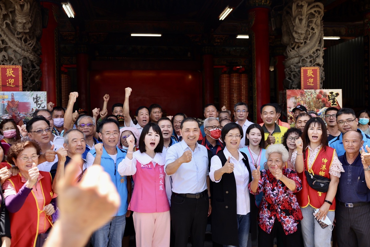 侯友宜走訪彰化，地方要角站台力挺，展現團結氣勢。 國民黨彰化縣黨部/提供