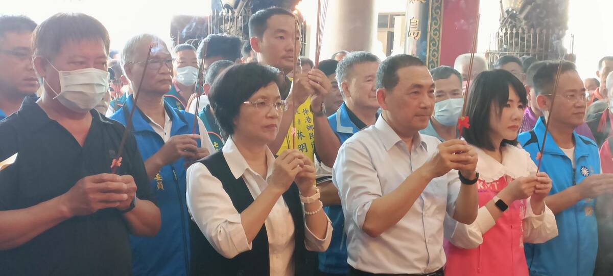 彰化縣長王惠美說，侯友宜當選總統可以幫彰化解決很多問題。 圖：國民黨彰化縣黨部/提供