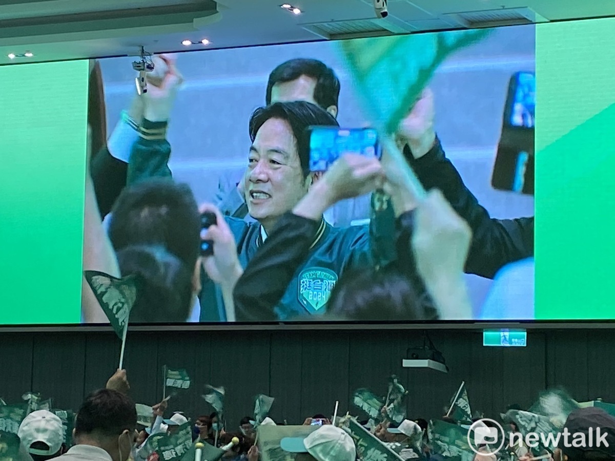 「信賴之友會」新北場今登場，現場湧入超過3千位支持者與會，賴清德進場時受到熱烈歡迎。 圖：林昀真/攝