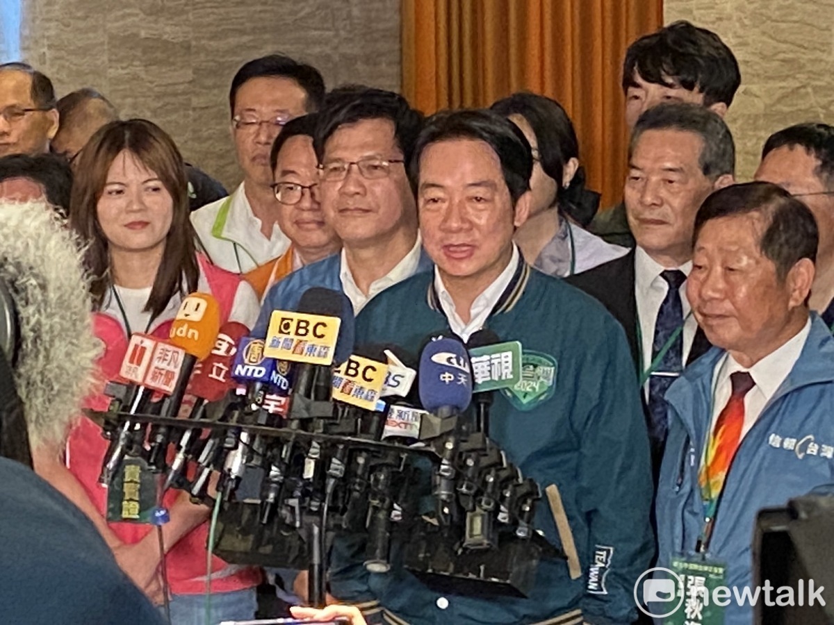 賴清德表示，一定要團結才能打贏這場選戰，才有辦法成功守護台灣。 圖：林昀真/攝