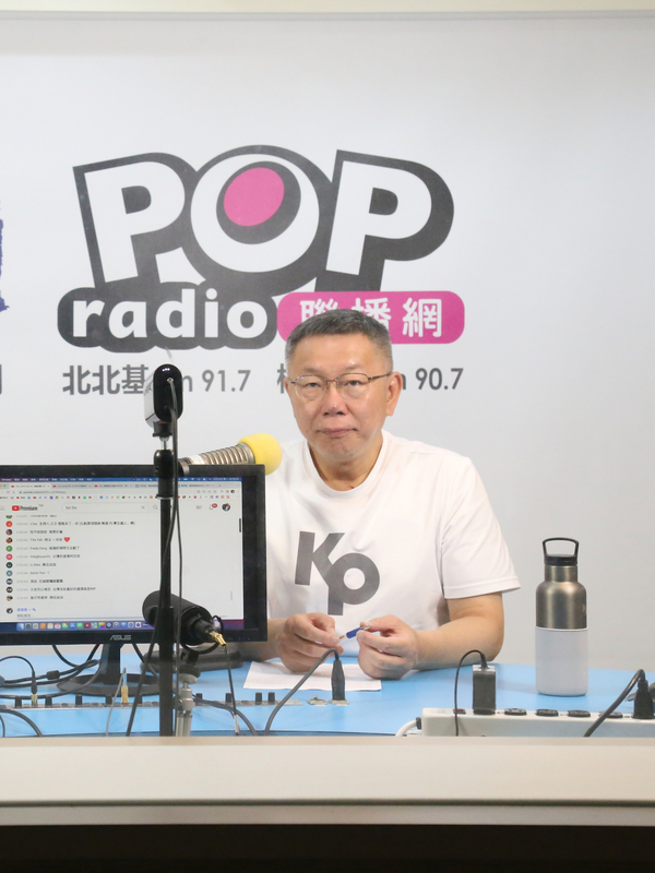 民眾黨總統參選人柯文哲。 圖：《POP撞新聞》製作單位 / 提供
