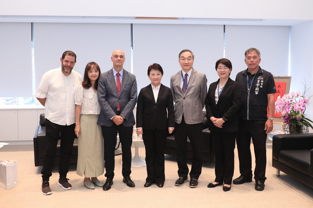 西班牙商務辦事處長拜會台中市長盧秀燕。 台中市政府/提供