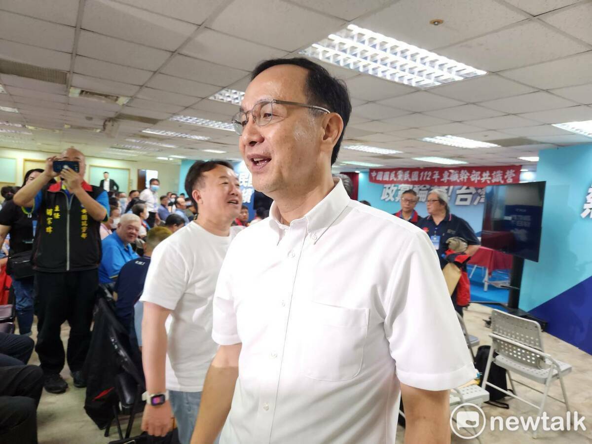 國民黨主席朱立倫。 圖：黃建豪/攝（資料照）