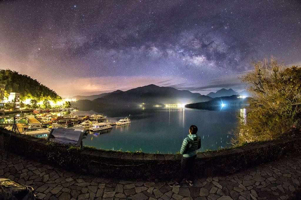 日月潭星空。 圖：取自交通部觀光局網站