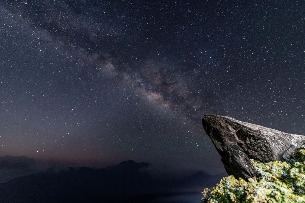 合歡山星空。 圖：取自交通部觀光局網站