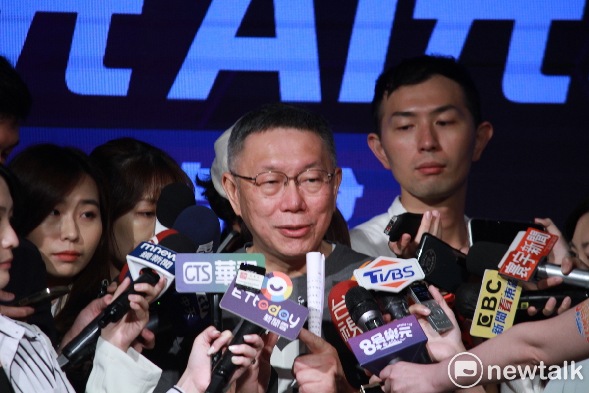 民眾黨總統參選人柯文哲。 圖：周煊惠 / 攝（資料照）