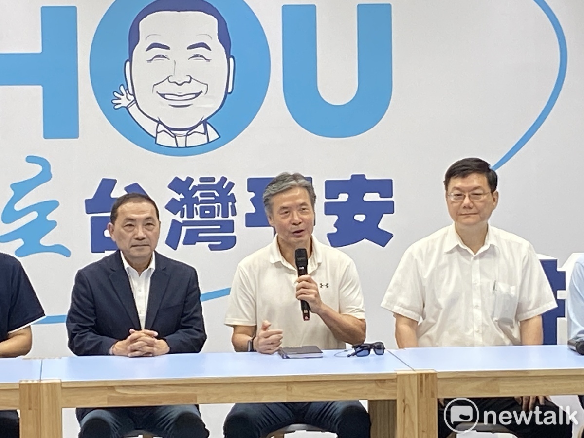 侯友宜在選戰初期表現荒腔走板後，由金溥聰操盤侯友宜競選團隊。 圖：林昀真/攝（資料照）