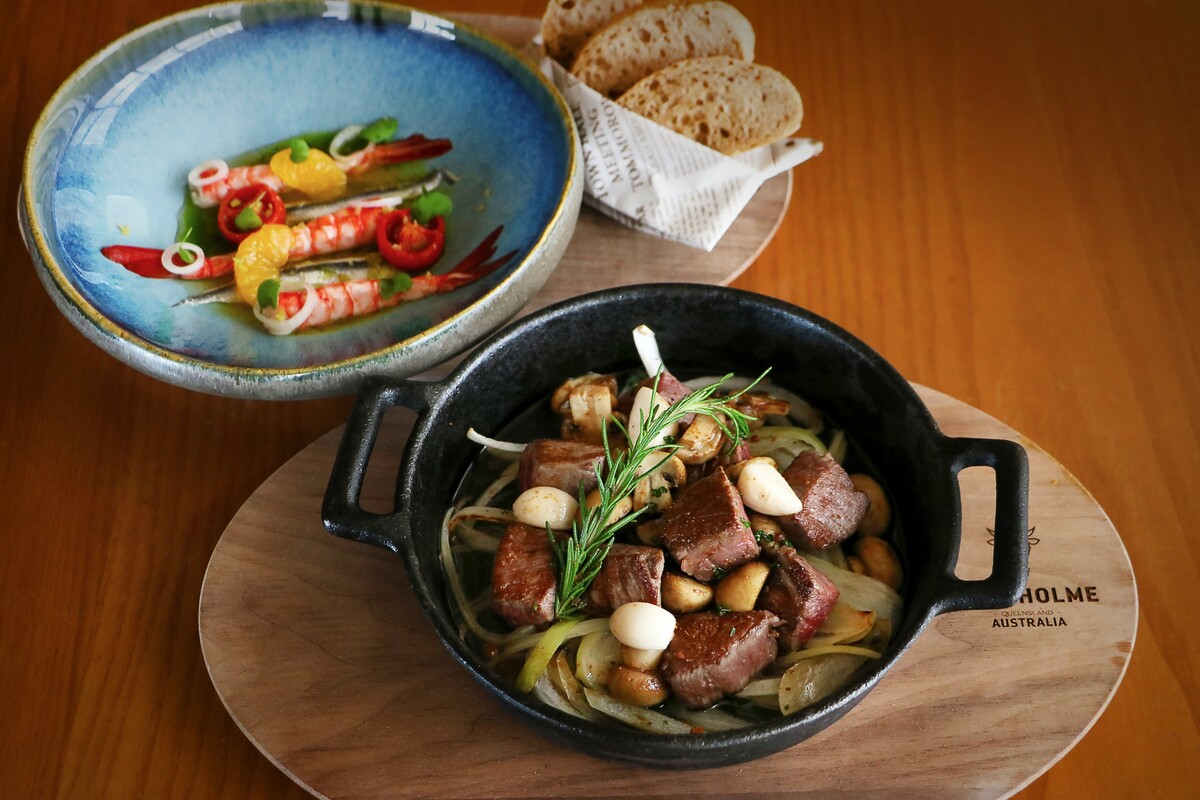 24F極炙牛排館主廚夏季私房料理。日月千禧提 日月千禧/提供