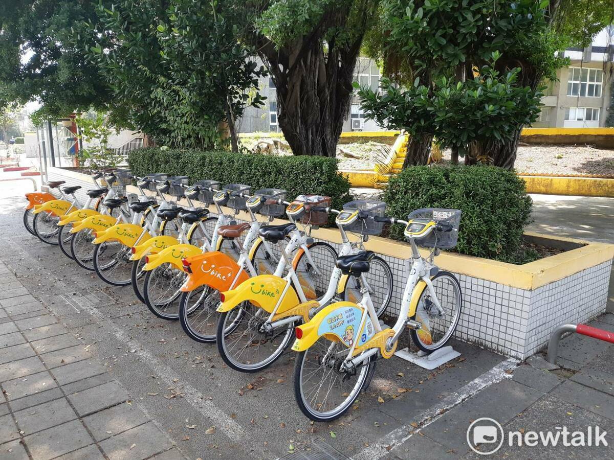嘉義市YouBike騎乘人次破300萬，市府宣佈：前半小時優惠10元方案，持續到年底。 圖：蔡坤龍/攝（資料照）