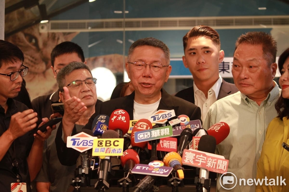 民眾黨總統參選人柯文哲。 圖：周煊惠 / 攝（資料照）
