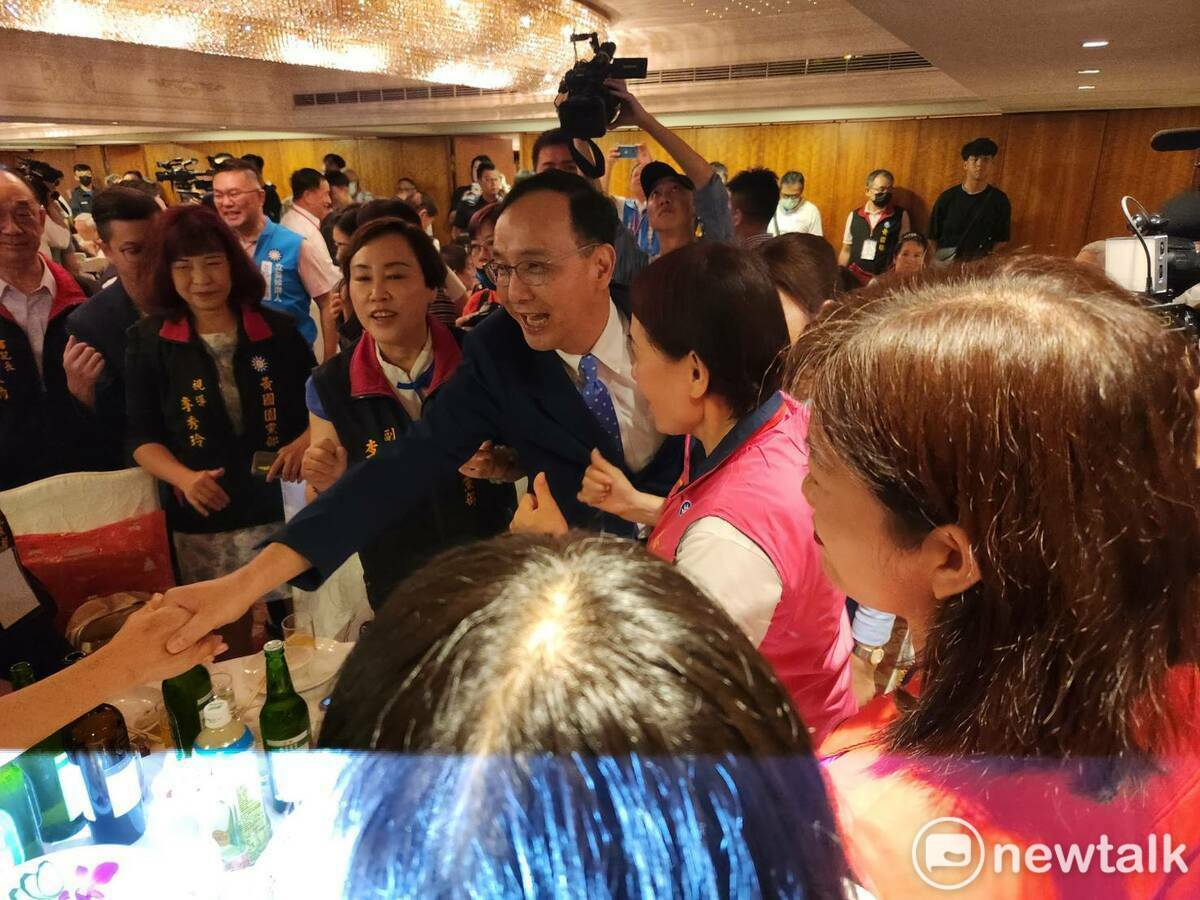 黨主席朱立倫。 圖：黃建豪/攝