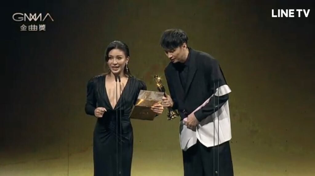 艾怡良金曲頒錯獎被罵 典禮結束PO文：我會一位一位親自道歉。  （圖取自linetv網頁linetv.tw）