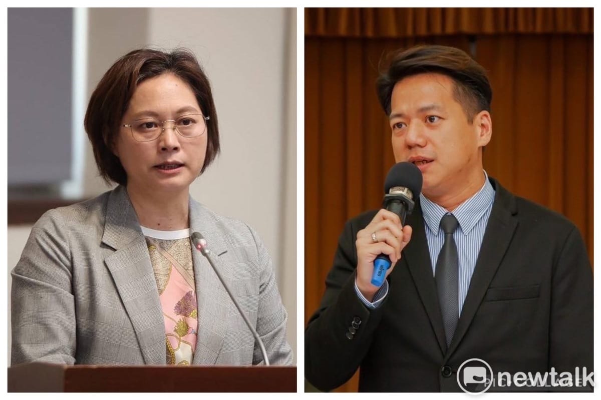 民眾黨立委邱臣遠（右）獲徵召參選新北市中和區立委、民眾黨立委賴香伶（左）獲徵召參選桃園市龍潭平鎮立委。 圖：新頭殼合成照