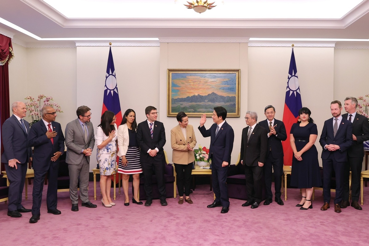副總統賴清德5日接見加拿大國會議員訪問團 圖：總統府提供
