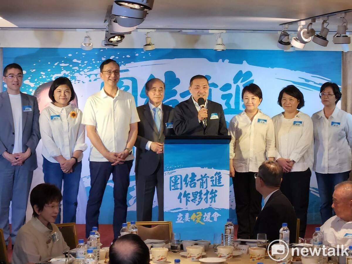 立法院前院長王金平發動「厚友誼後援會」，聚集藍營力量拉抬國民黨總統參選人侯友宜氣勢。 圖：黃建豪/攝