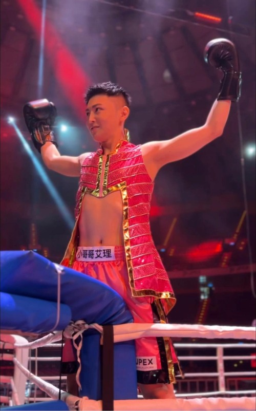 小哥哥艾里《拳上》拳擊賽不敵孫生「殭屍打法」，最終0：3落敗。 圖：翻攝自FB/小哥哥艾理