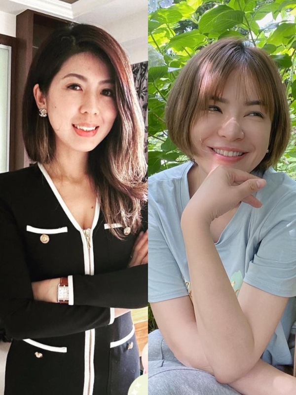 李怡貞（左）批評陳沂（右）為了流量，假裝自己是李玟的粉絲。 圖：翻攝自李怡貞、陳沂IG