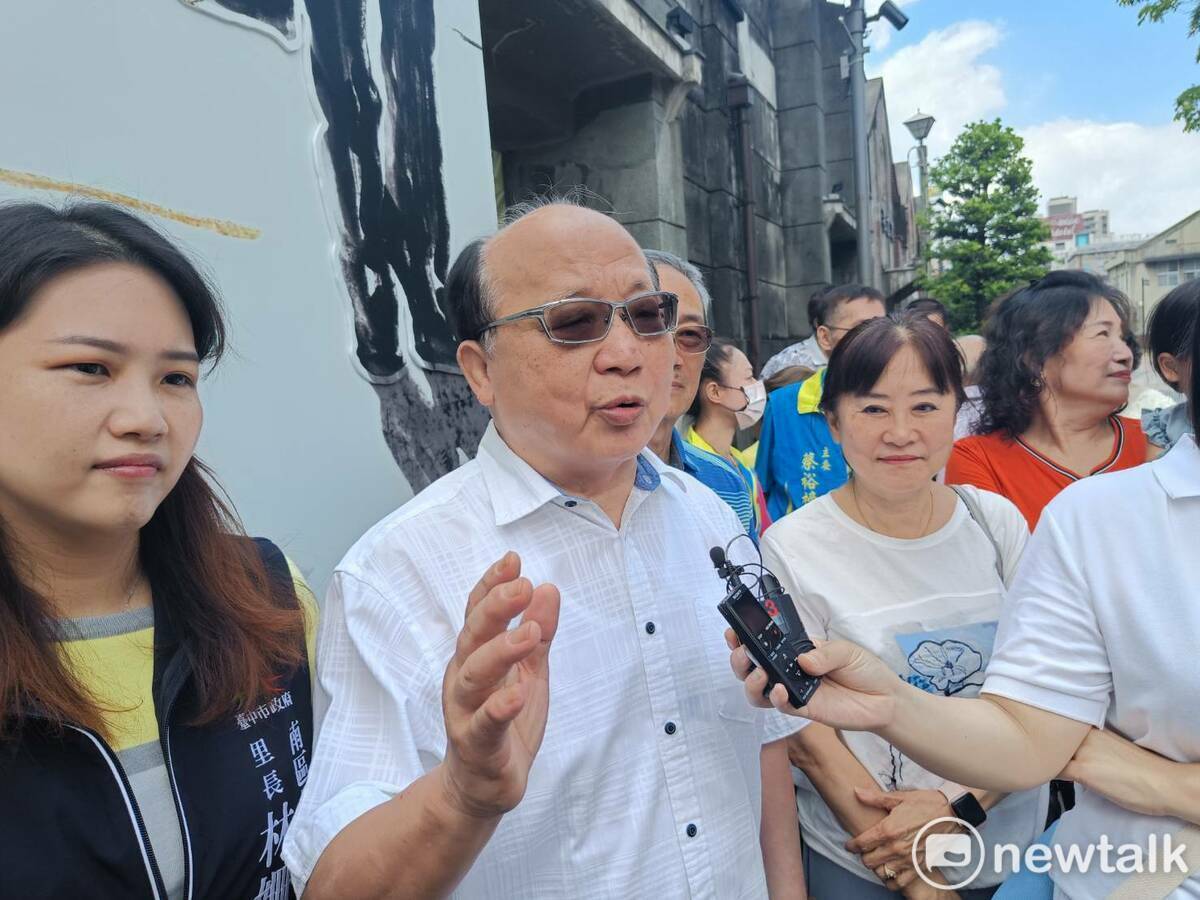 前台中市長胡志強表示，「我堅定支持侯友宜！」 圖：唐復年/攝