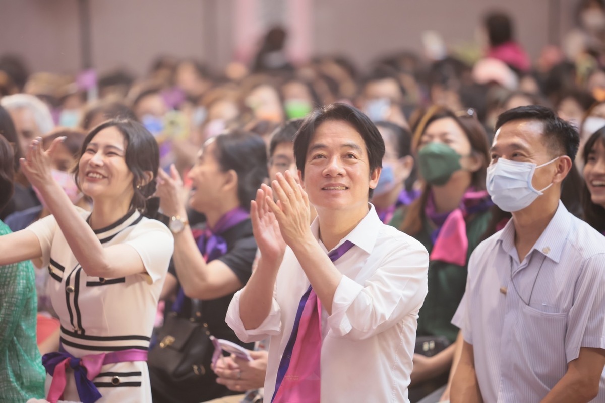 賴清德指出，「要讓女性在職場上面，能夠自由沒有顧慮的追求夢想，一定要建立一個性別友善的環境」。 圖：賴清德競辦提供