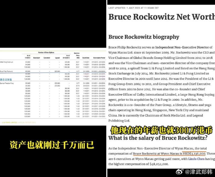 近日一名博主發影片表示Bruce根本與富豪沾不上邊，是靠李玟才被冠上「富豪」名號。 圖：翻攝自微博