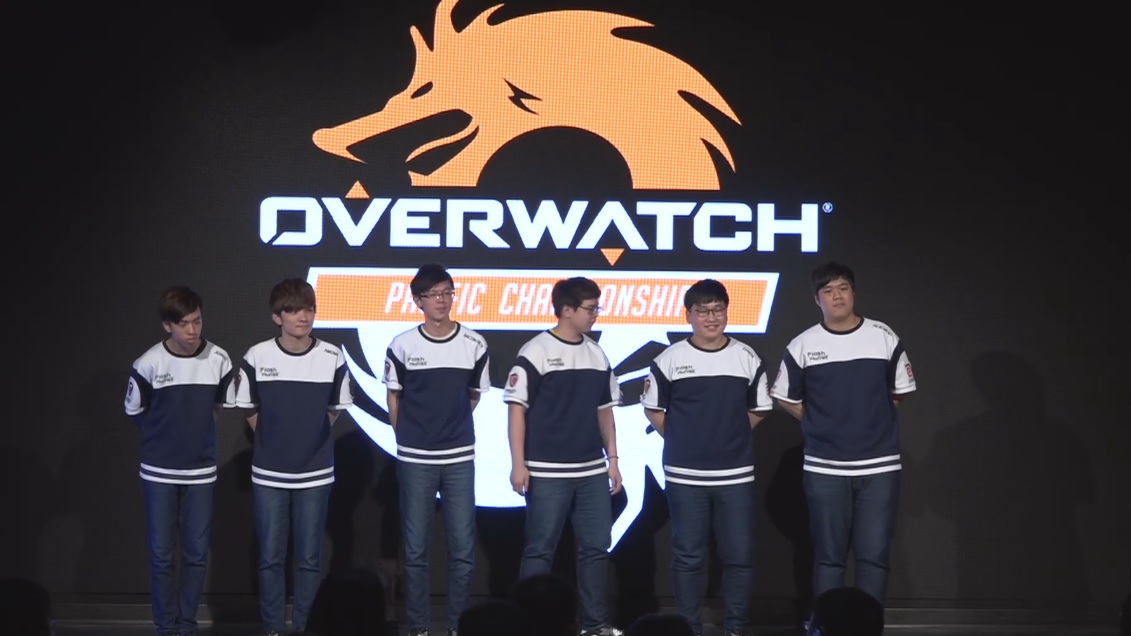 《鬥陣特攻》OPC 今舉行第七周第二天的賽程，閃電狼(Flash Wolves)穩健的直落三擊敗了強敵BLK(Blank Esports)。 圖：翻攝自暴雪官方Twitch