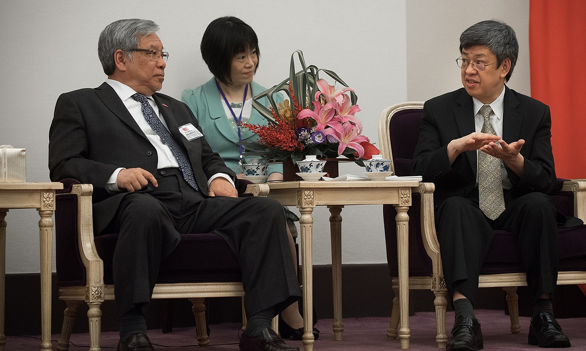 副總統陳建仁今（23）日上午接見「加拿大國會議員訪問團」。 圖：總統府/提供