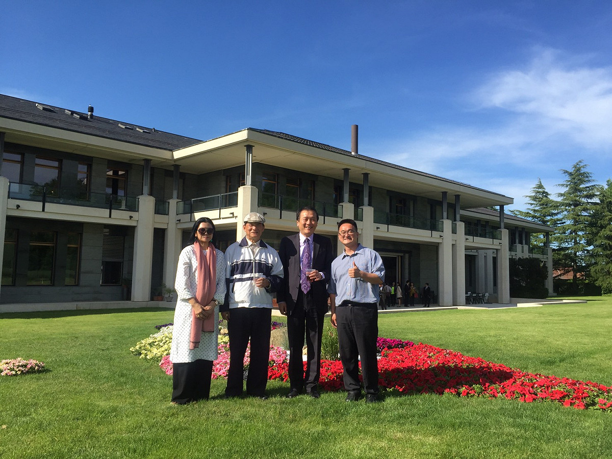 希臘「新民主黨」國會議員吉歐吉亞卡斯（Mr. Vasileios Giogiakas）不希望名字被公開。 圖：WHO宣達團提供