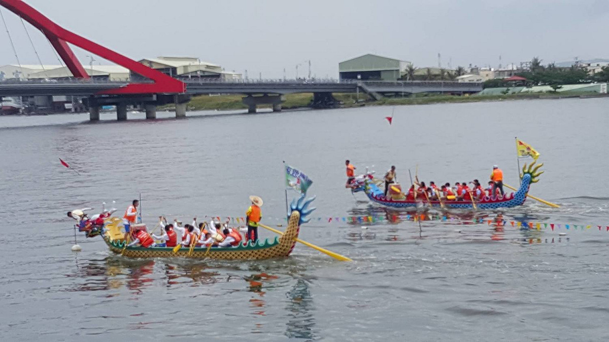 去年屏東龍舟賽也在東港溪舉辦。 圖：東港鎮公所