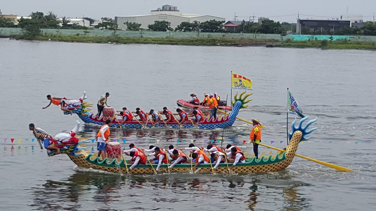 屏東龍舟比賽將在東港溪登場。 圖：東港鎮公所