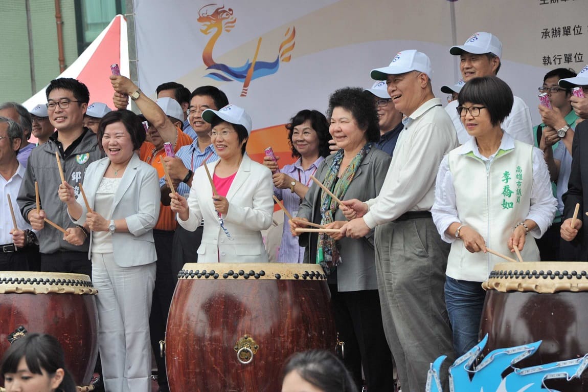 高雄市長陳菊出席開幕活動，預祝所有參賽選手在接下來的比賽全力以赴。 圖：高雄市政府提供